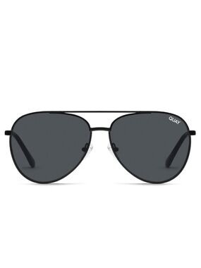 NEW Quay Starry Eyed Sunglasses Black/Smoke